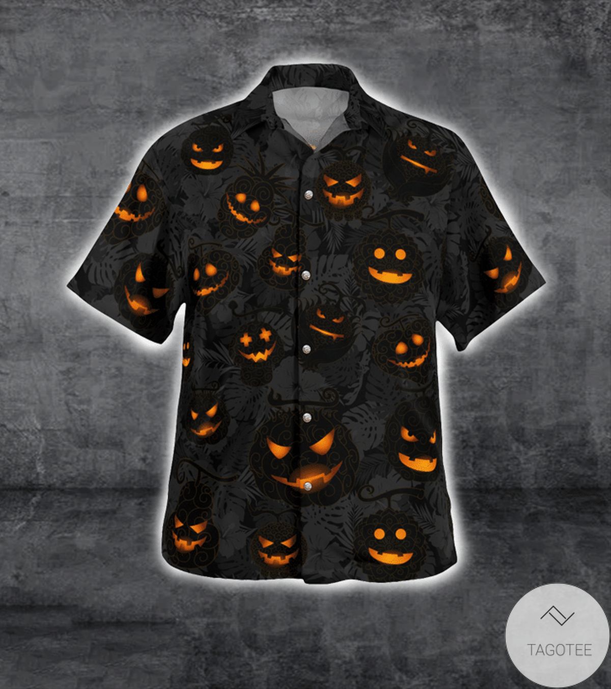 Halloween Fruit Devil One Piece Hawaiian Shirt