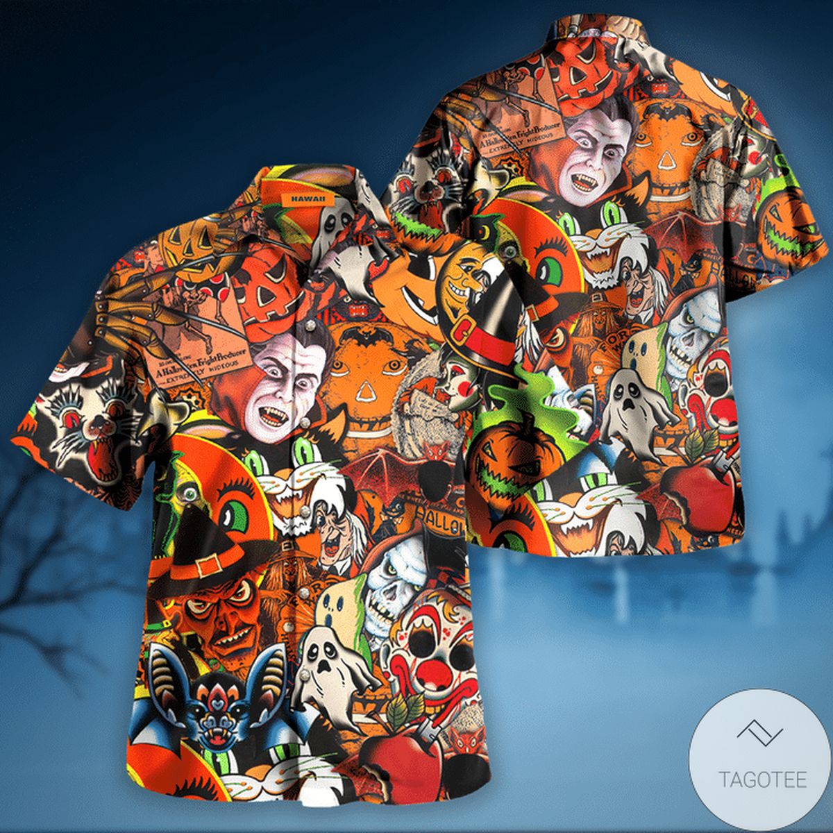 Halloween Is Coming To Town Hawaiian Shirt