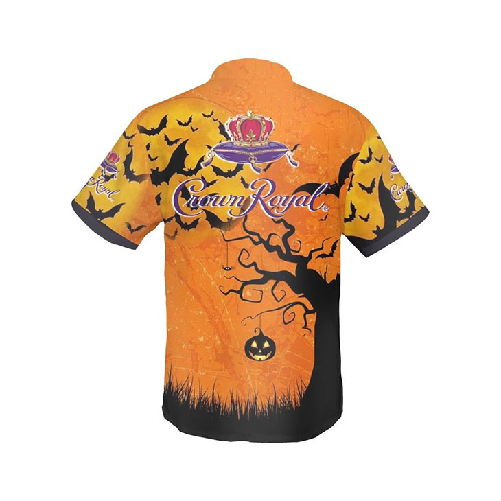 Halloween Jack Skellington Crown Royal Hawaiian Shirt