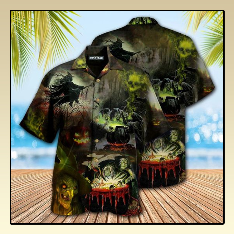 Halloween Witches Noticed You Hawaiian Shirt