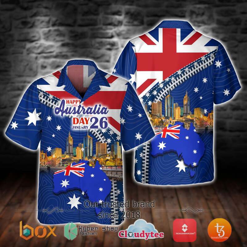 Happy Australia Day 26 January Hawaiian Shirt