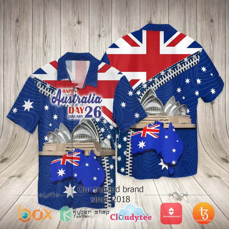 Happy Australia Day Opera Sydney 26 January Hawaiian Shirt