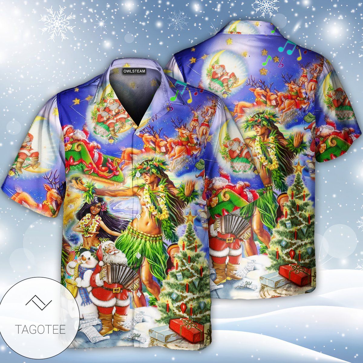 Hawaii The Aloha Merry Christmas Hawaiian Shirt