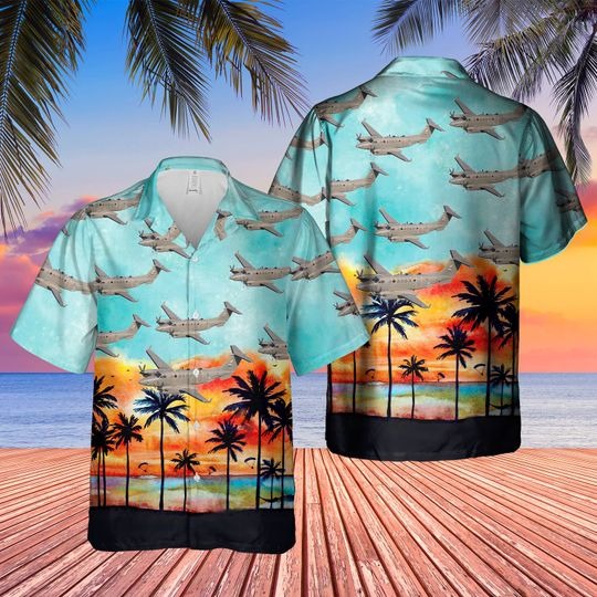 Hawker Beechcraft Shadow Rs1 Hawaiian Shirt