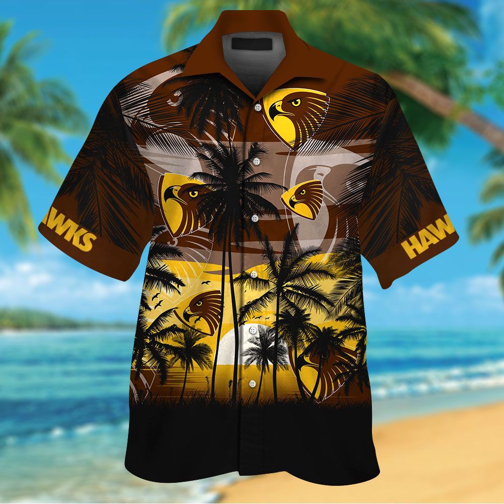 Hawthorn Hawks Hawaiian Shirt Hot Trendy Summer 2024