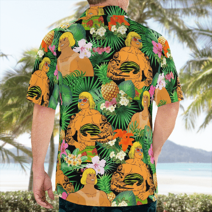 He Man Watermelon Hawaiian Shirt