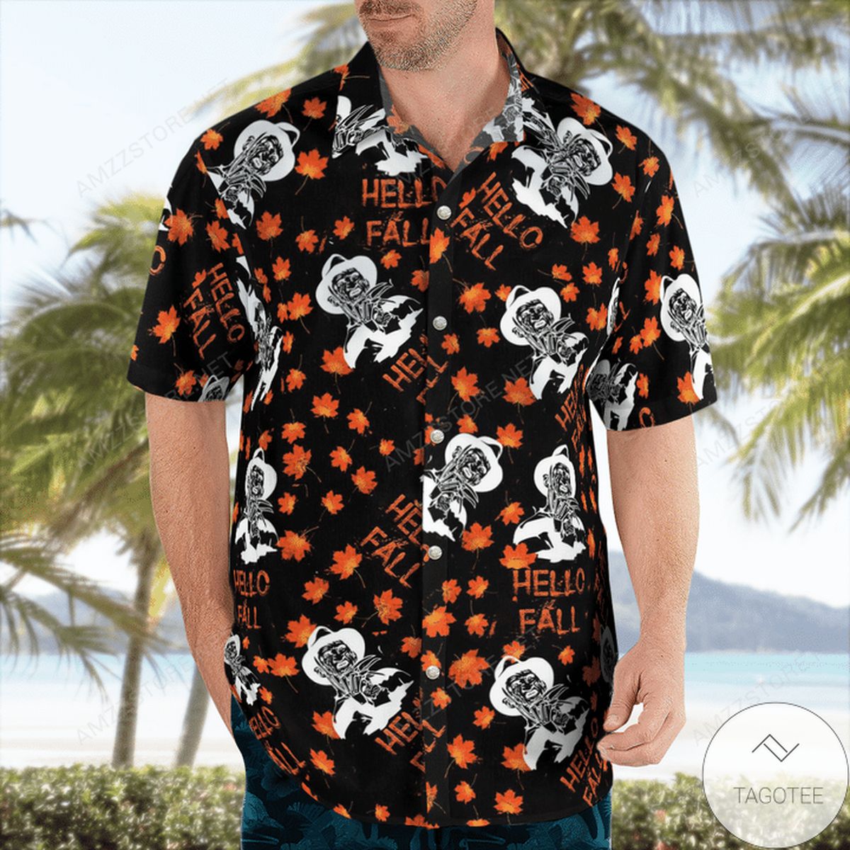 Hello Fall Freddy K Hawaiian Shirt