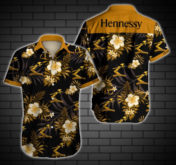 Hennessy Hawaiian Shirt Summer Button Up