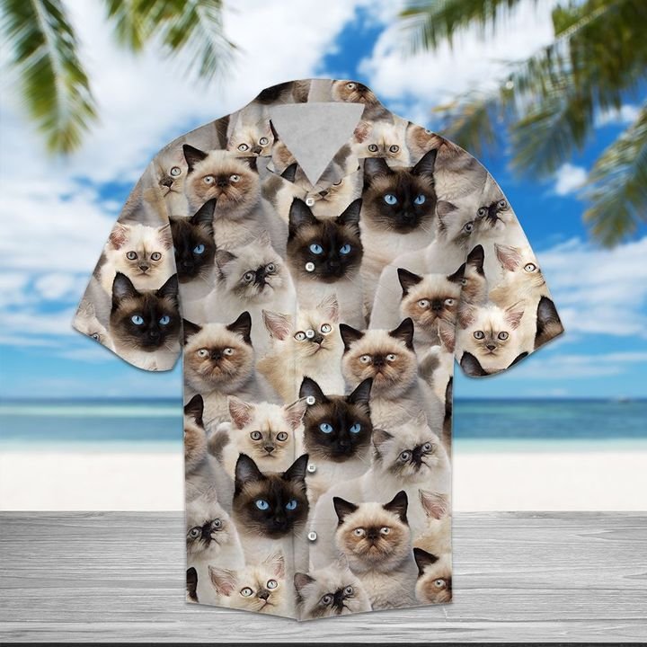 Himalayan Hawaiian Shirt Summer Button Up