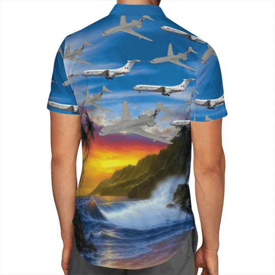 Historical Vickers Vc10 Hawaiian Shirt