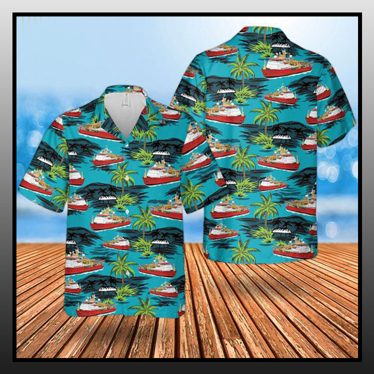 Hms Protector  Hawaiian Shirt