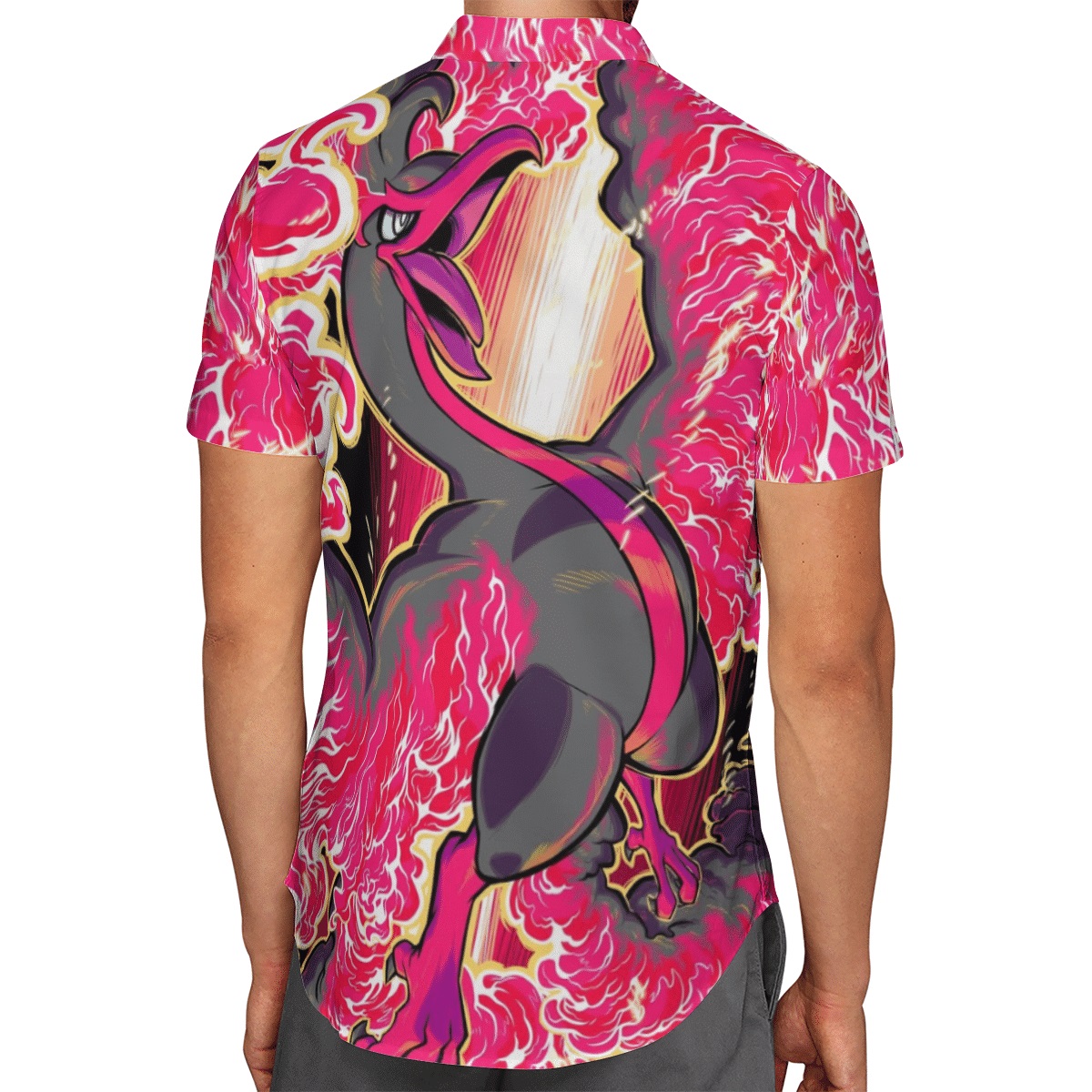 Ho-Oh Pokemon Hawaiian Shirt