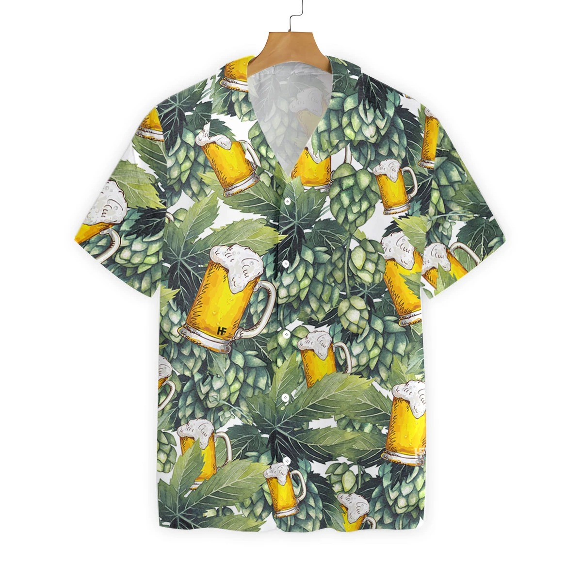 Hops And Craft Beer Hawaiian Shirt