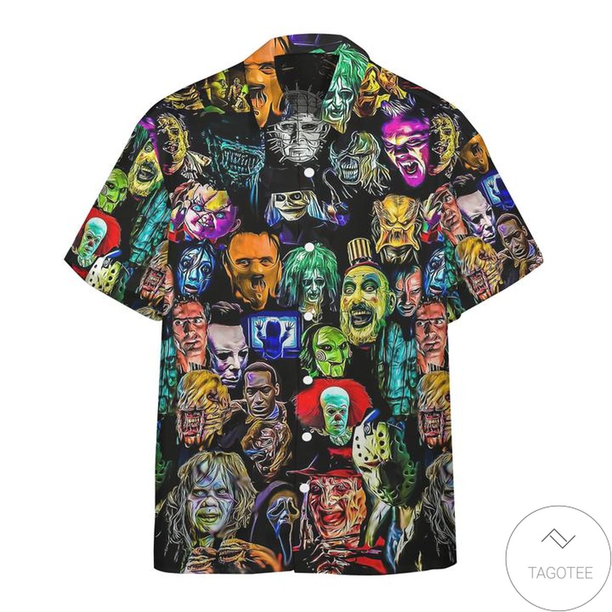 Horror Collection Characters Hawaiian Shirt