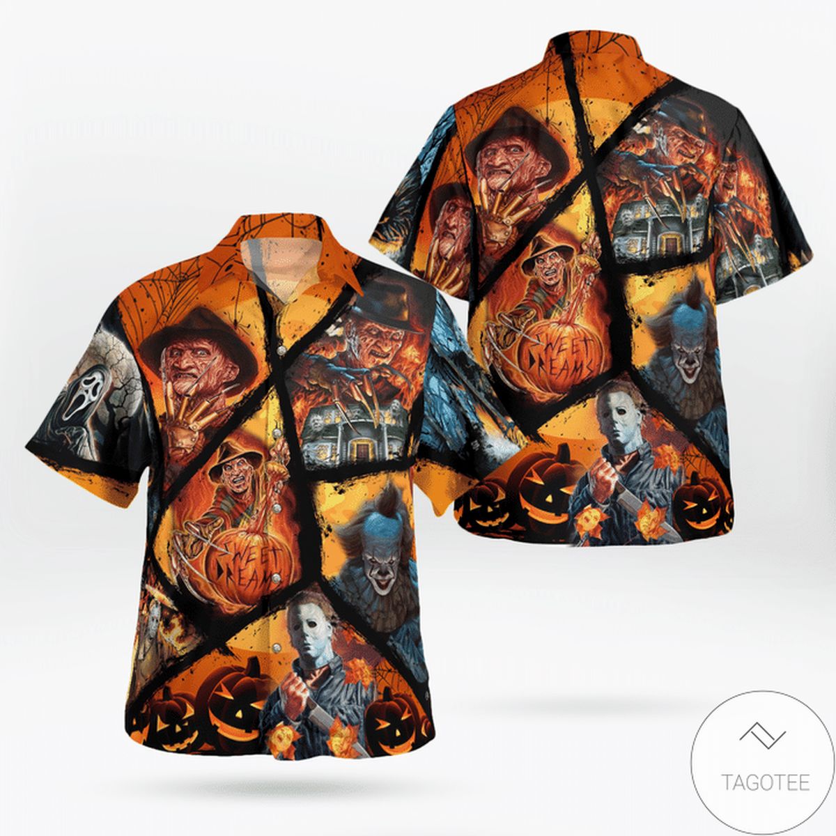 Horror Movie Characters Halloween Just The Tip I Promise Hawaiian Shirt