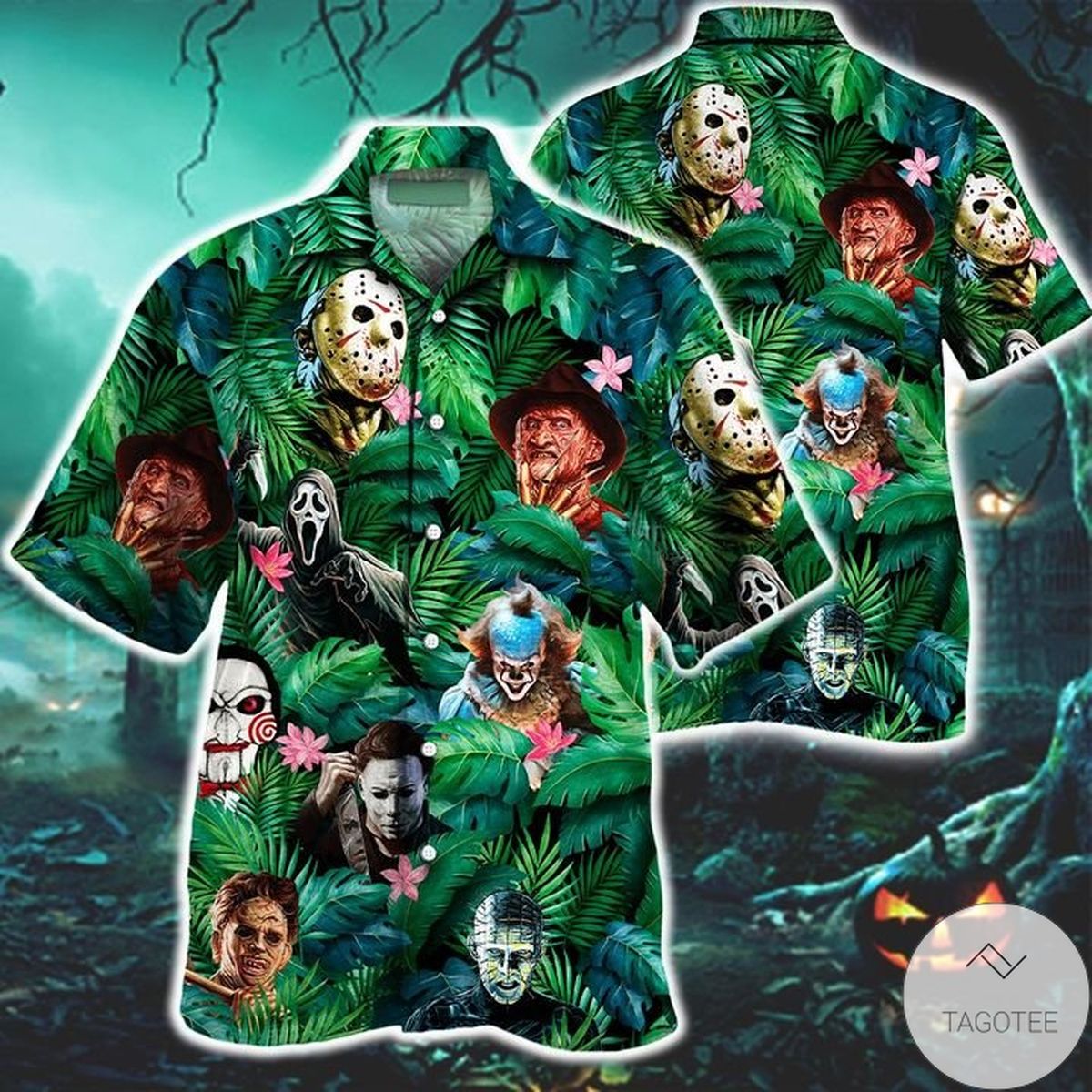 Horror Movies Lover Tropical Hawaiian Shirt