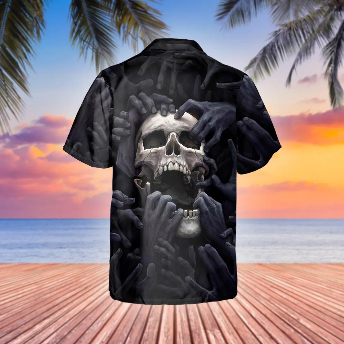 Horror Skull Nightmare Hawaiian Shirt – Best Clothing For You