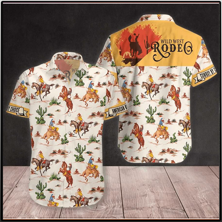 Horse Cowboy Wild West Rodeo Hawaiian Shirt