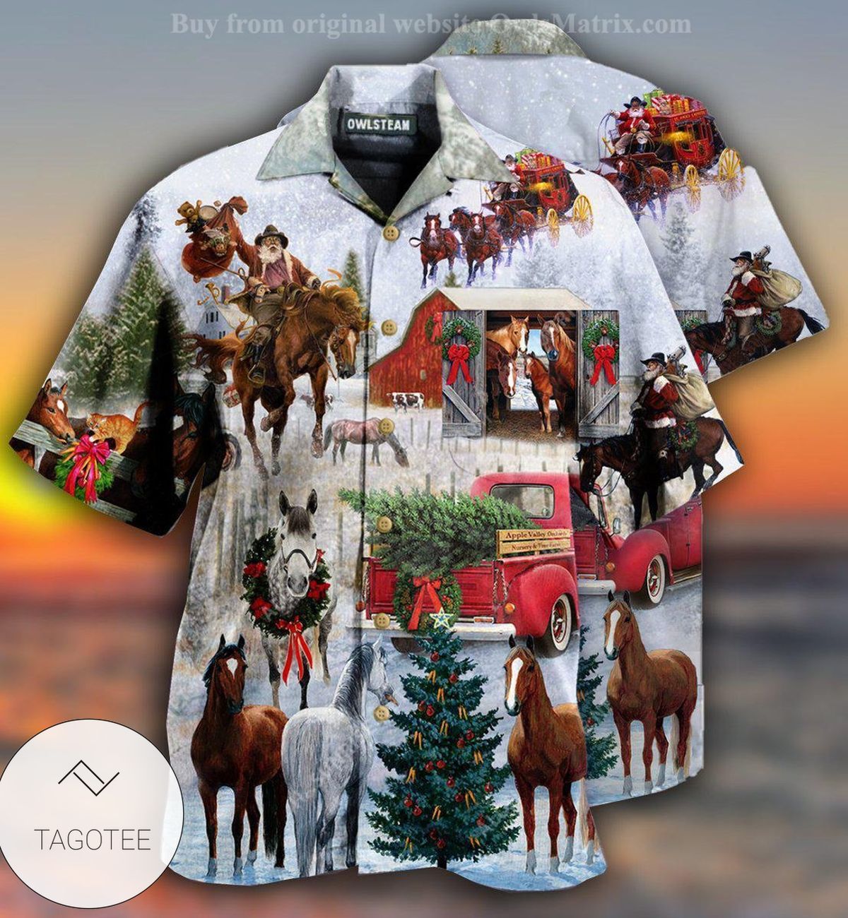 Horses Want Merry Christmas Limited Hawaiian Shirt- Tagotee