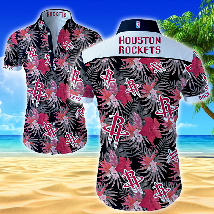 Houston Rockets Hawaiian Shirt Summer Button Up