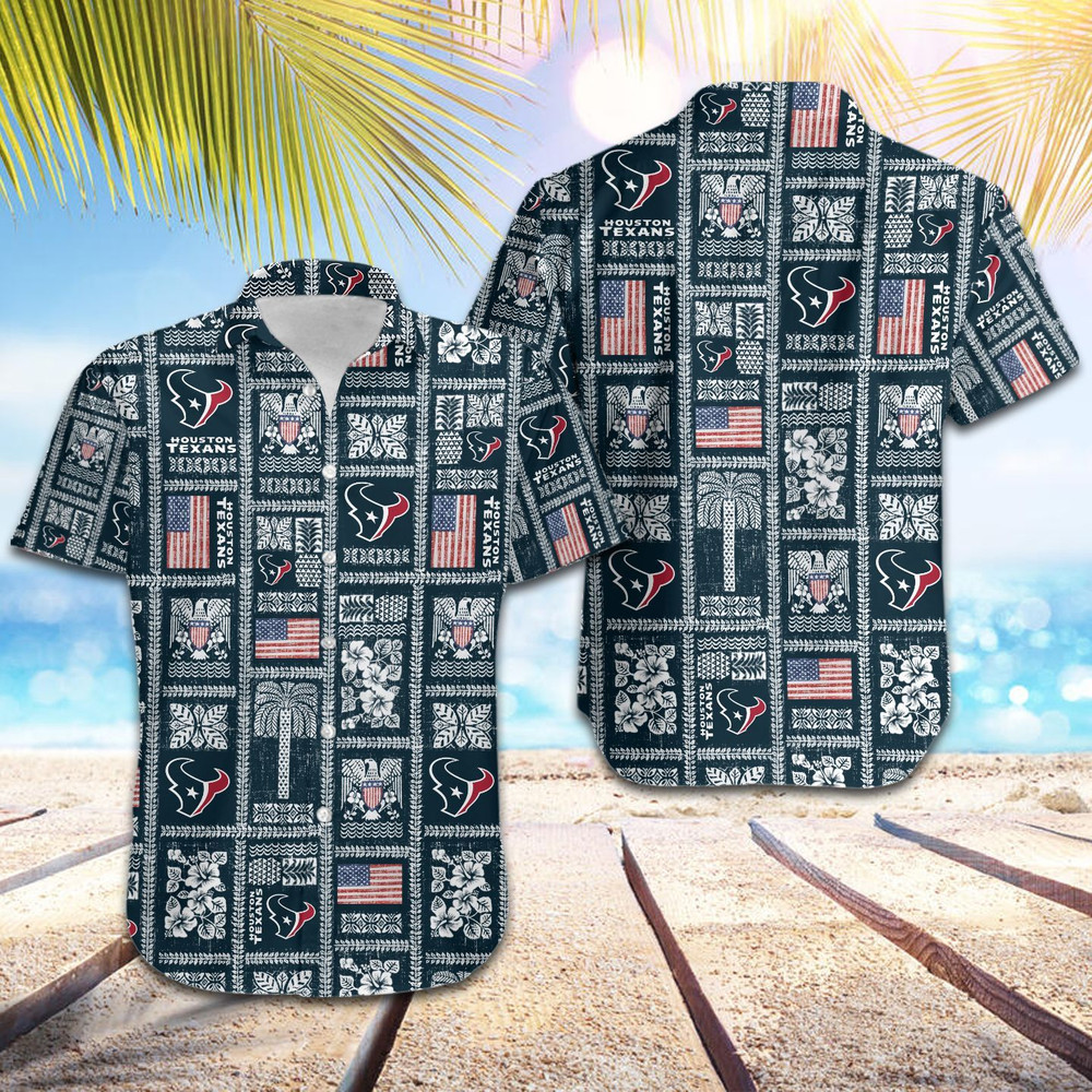 Houston Texans Hawaiian Shirt Hot Trendy Summer 2024 Houston Texans Hawaiian Shirt Hot Trendy Summer 2024