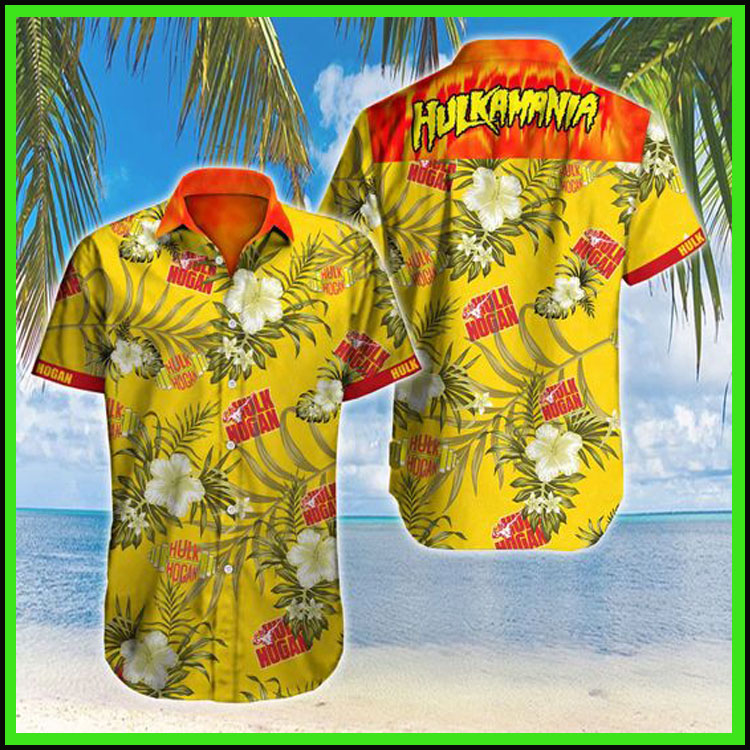 Hulkamania Hulk Hogan Hawaiian Shirt