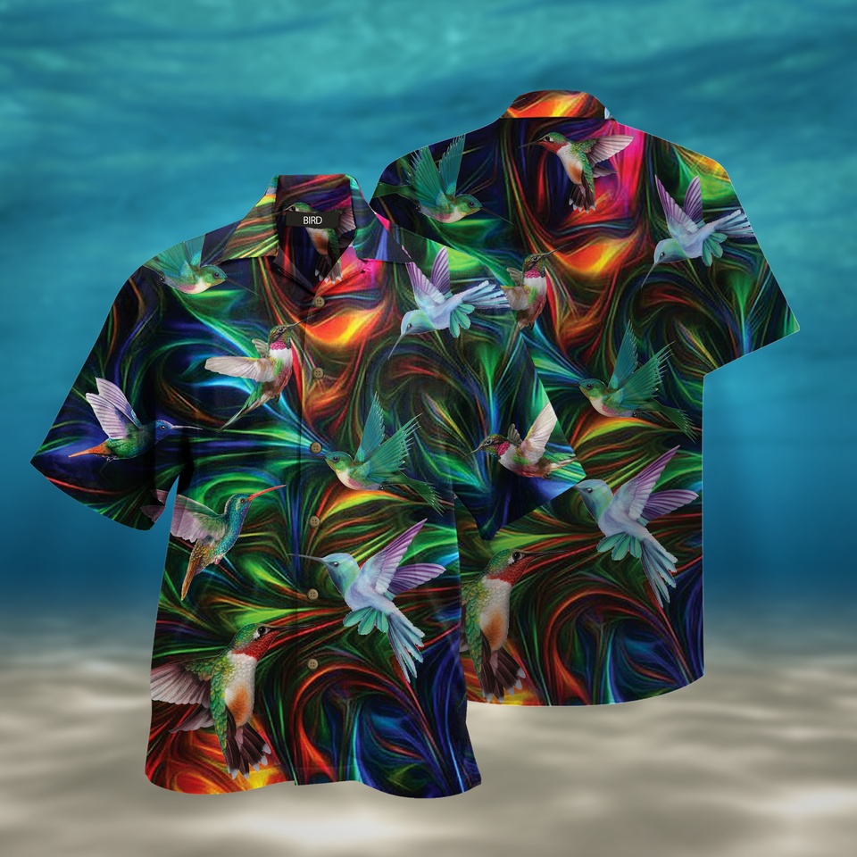 Hummingbird Fantasy Hawaiian Shirt