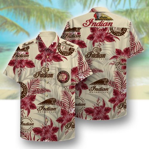 Indian Motorcycle Hawaiian Shirt