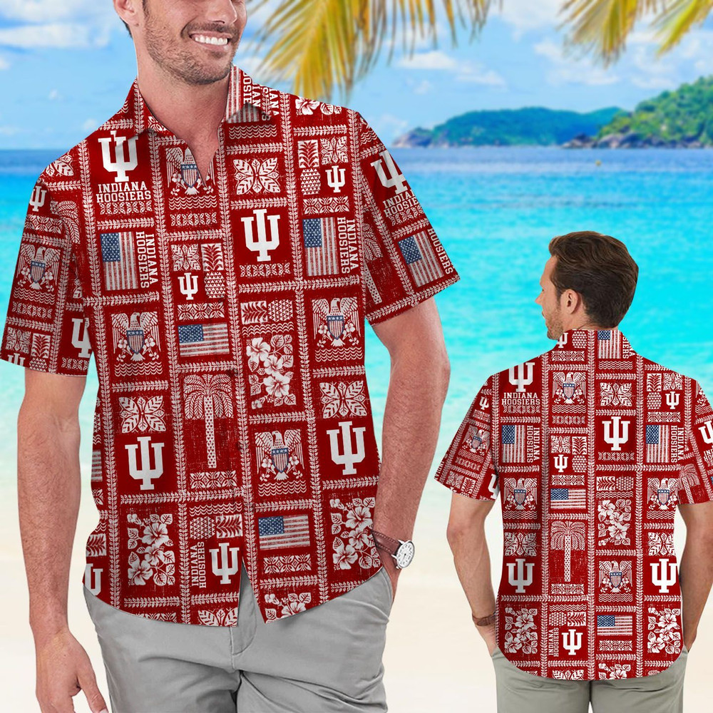 Indiana Hoosiers Hawaiian Shirt Hot Trendy Summer 2024