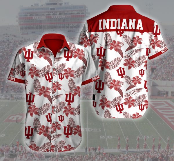 Indiana Hoosiers Hawaiian Shirt Summer Button Up