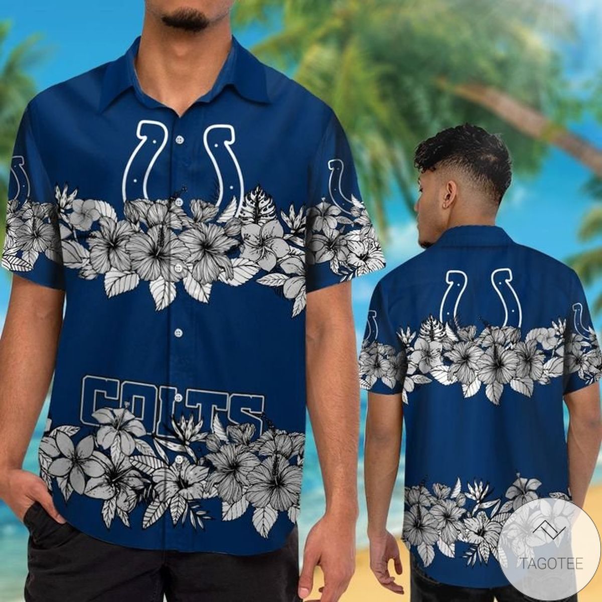 Indianapolis Colts Hawaiian Shirt