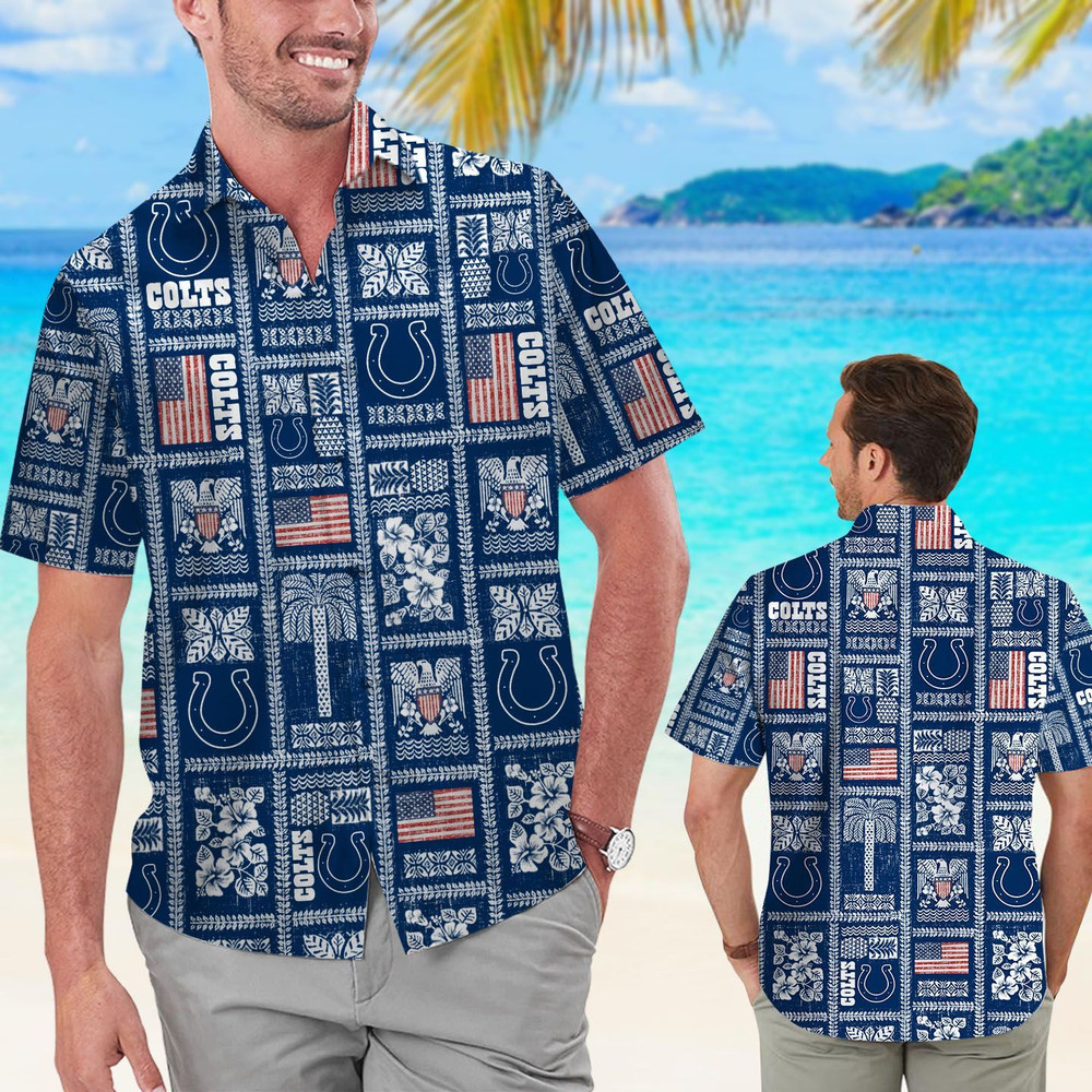 Indianapolis Colts Hawaiian Shirt Hot Trendy Summer 2024