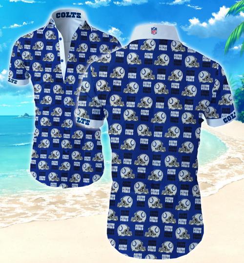 Indianapolis Colts Hawaiian Shirt Summer Button Up