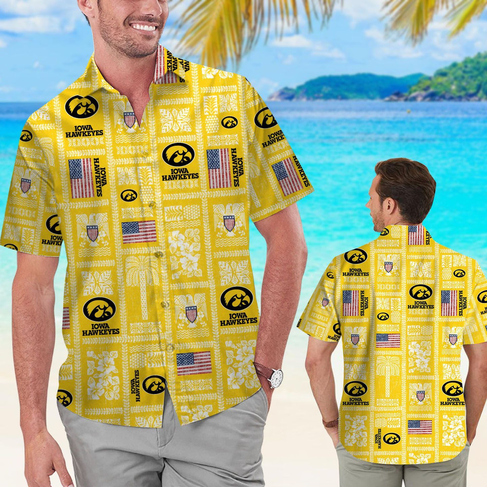 Iowa Hawkeyes Hawaiian Shirt Hot Trendy Summer 2024