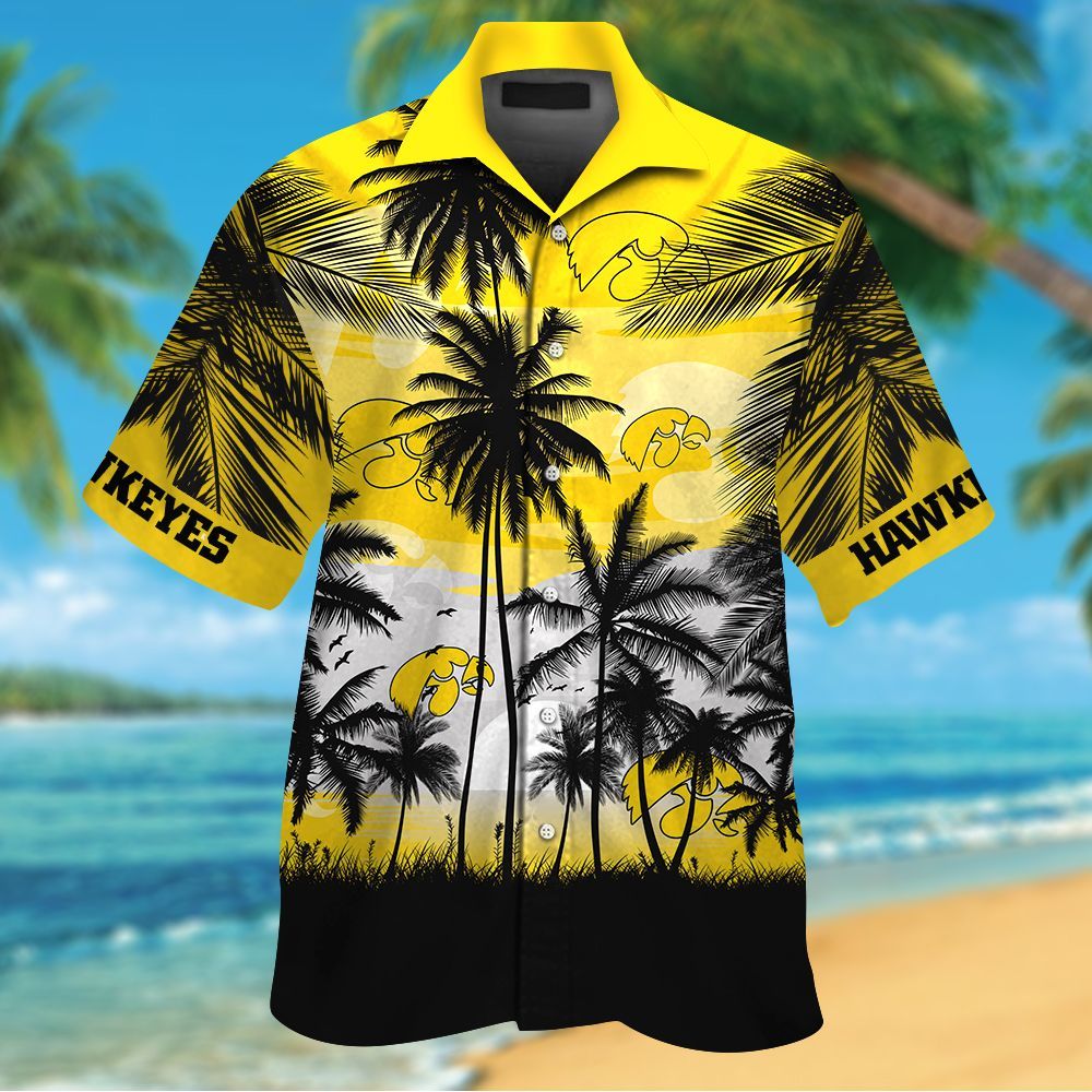 Iowa Hawkeyes Tropical Hawaiian Shirt Hot Trendy Summer 2024