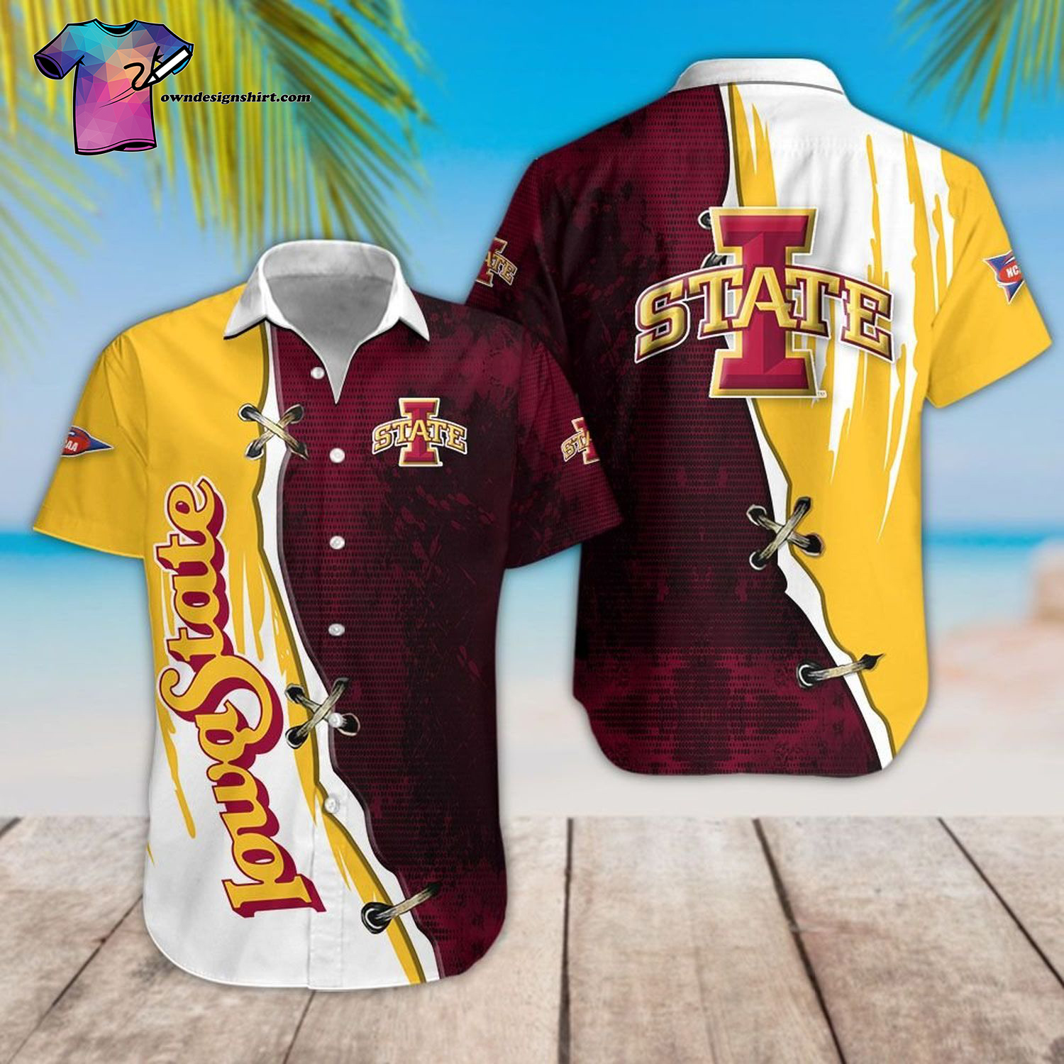 Iowa State Cyclones Football Team Hawaiian Shirt