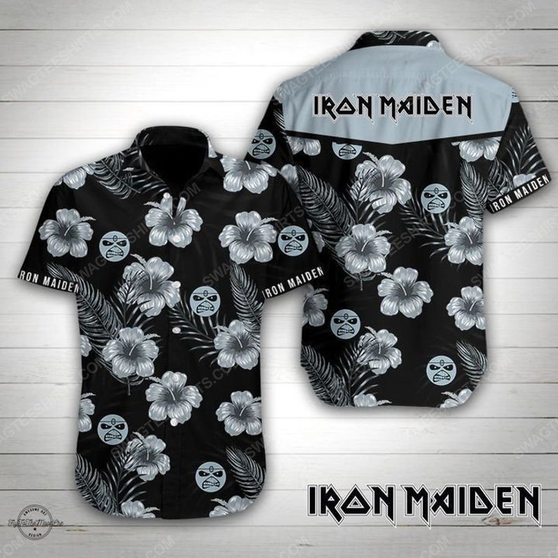 Iron Maiden Heavy Metal Rock Summer Vacation Hawaiian Shirt