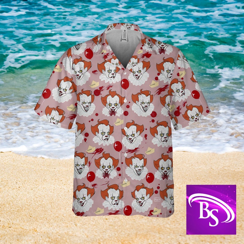 It Pennywise Horror Character Hawaiian Shirt