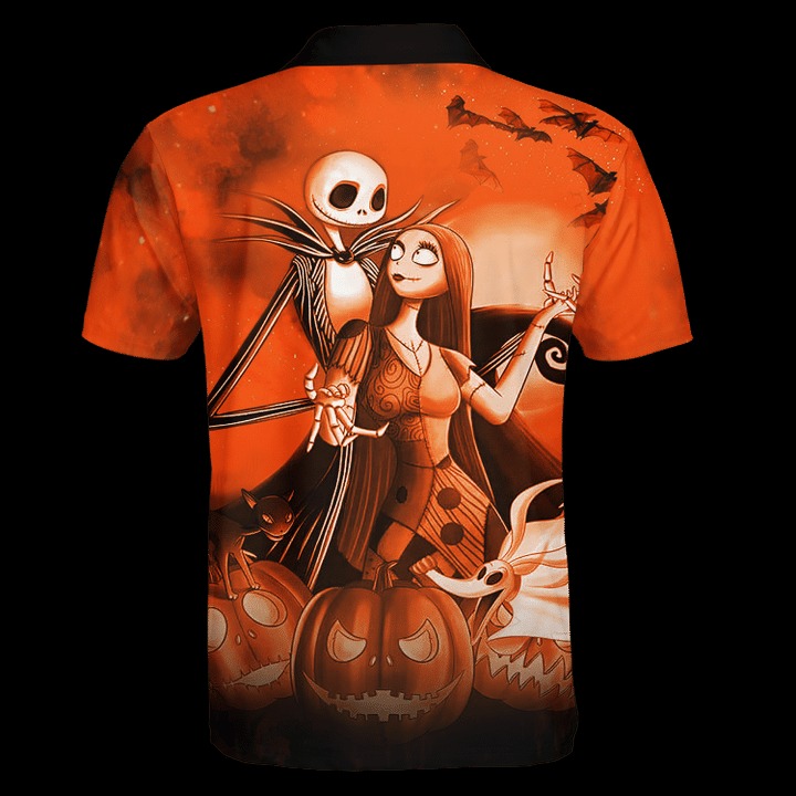 Jack Skelington And Sally Halloween Hawaiian Shirt