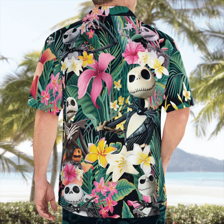 Jack Skellington Plant Hawaiian Shirt