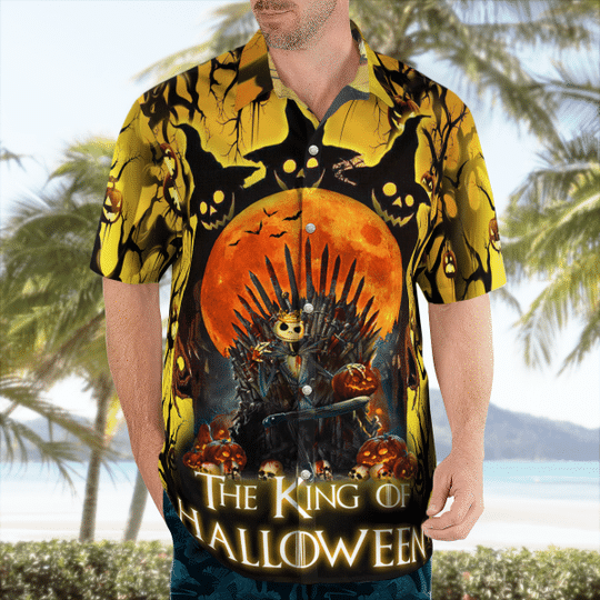 Jack Skellington The King Of Halloween Hawaiian Shirt