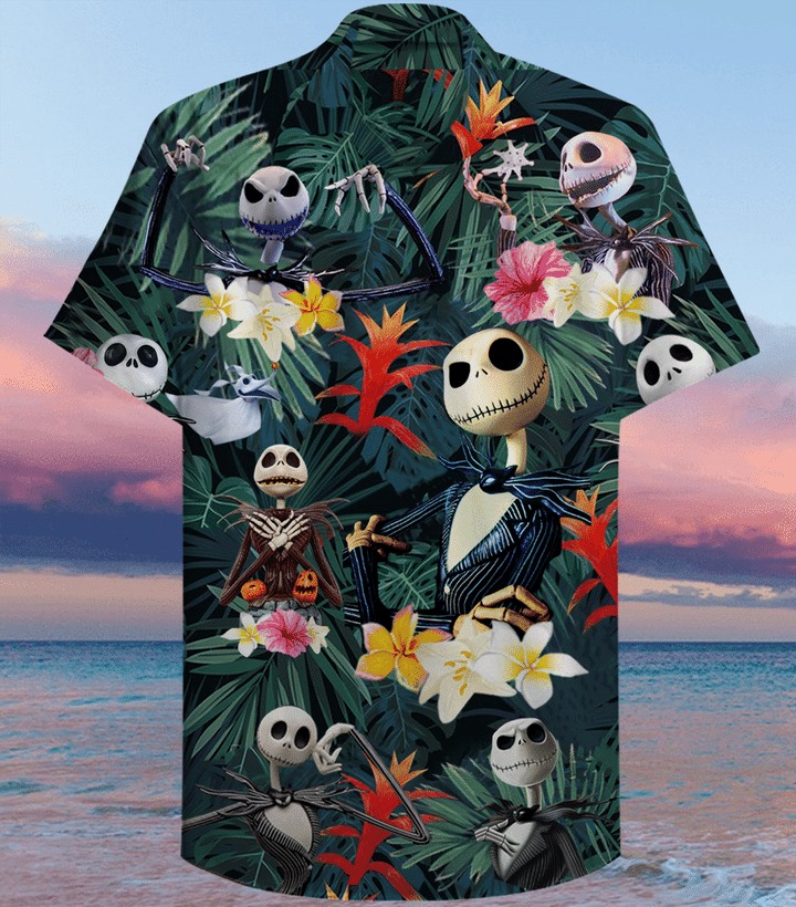 Jack Skellington Tropical Hawaiian Shirt