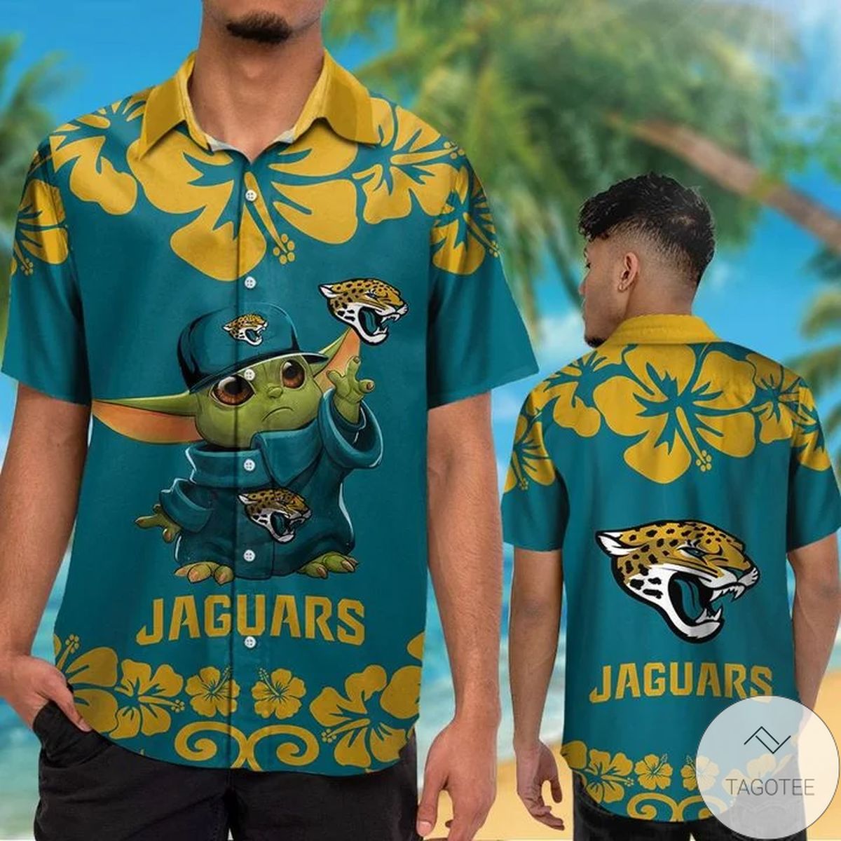 Jacksonville Jaguars Baby Yoda Hawaiian Shirt