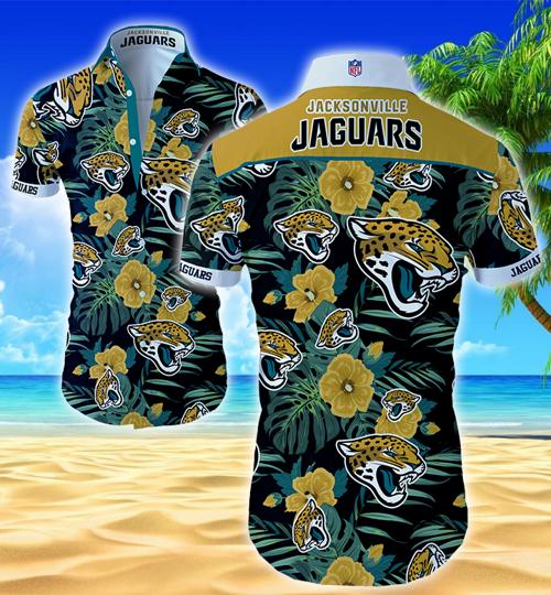 Jacksonville Jaguars Hawaiian Shirt Summer Button Up