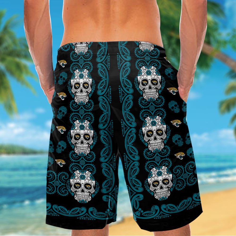 Jacksonville Jaguars Skull Hawaiian Shirt Hot Trendy Summer 2024