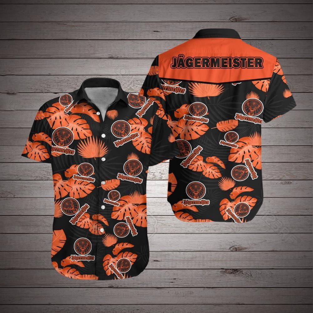 Jagermeister Hawaiian Shirt Summer Button Up