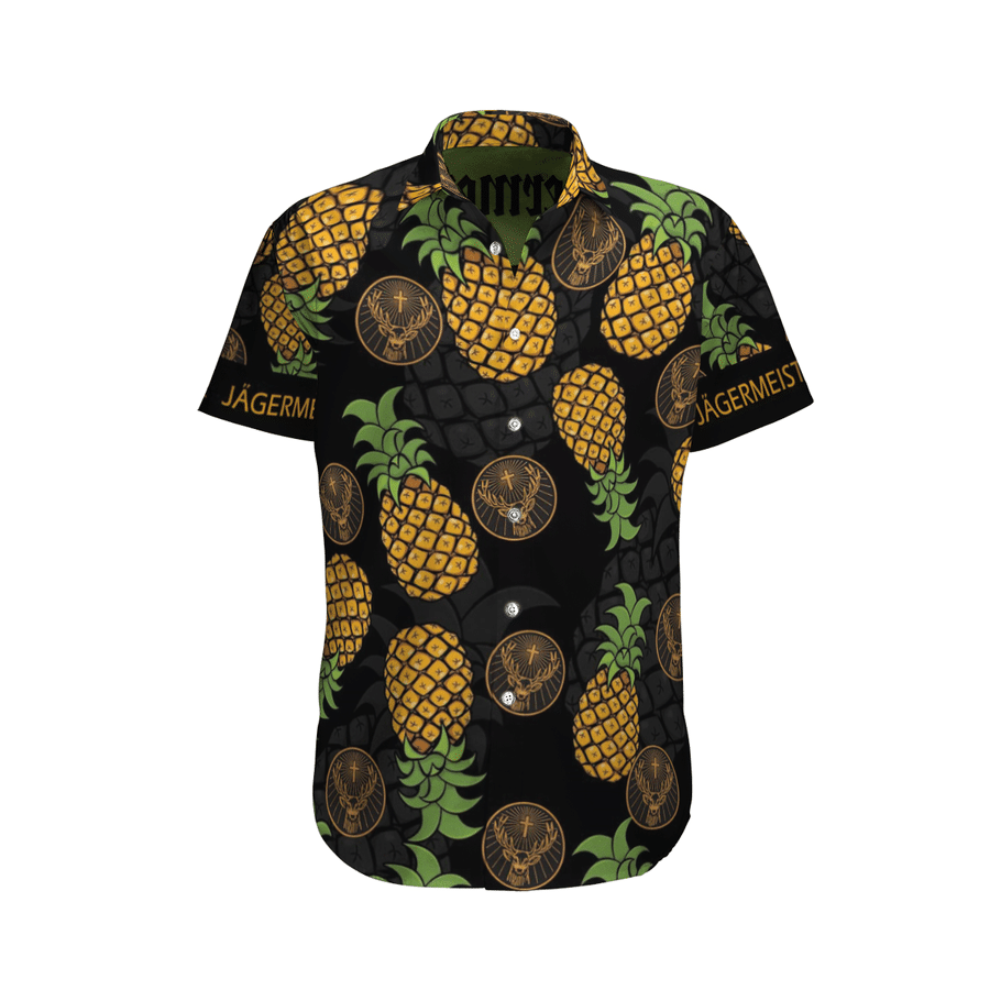 Jagermeister Pineapple Hawaiian Shirt