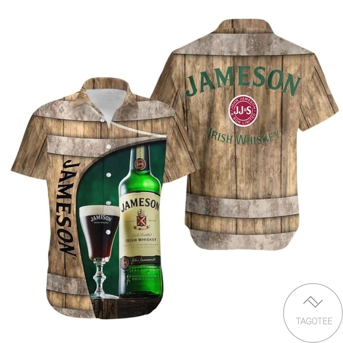 Jameson Barrel Hawaiian Shirt