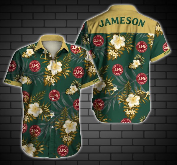 Jameson Hawaiian Shirt Summer Button Up