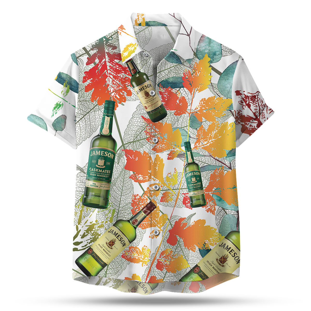 Jameson Irish Whiskey Hawaiian Shirt